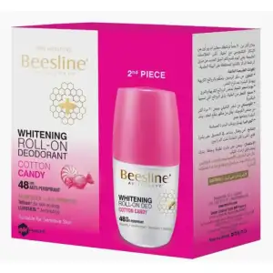 BEESLINE WHITENING ROLL ON (cotton candy) 1+1 50ML imported